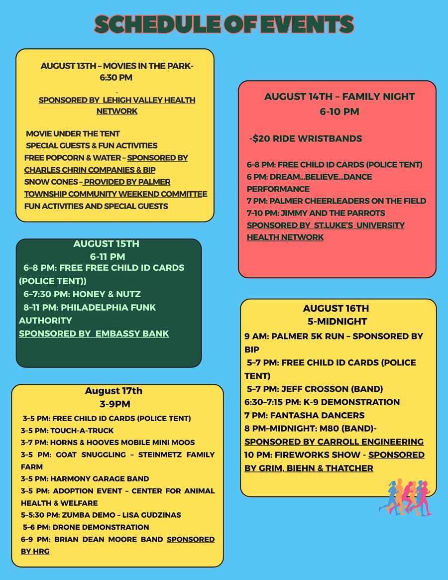 Palmer Community Weekend